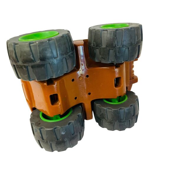 Playskool Monster Truck Toy Orange Green Wheels Durable Plastic for Kids 4x4 Veh - Picture 2 of 10